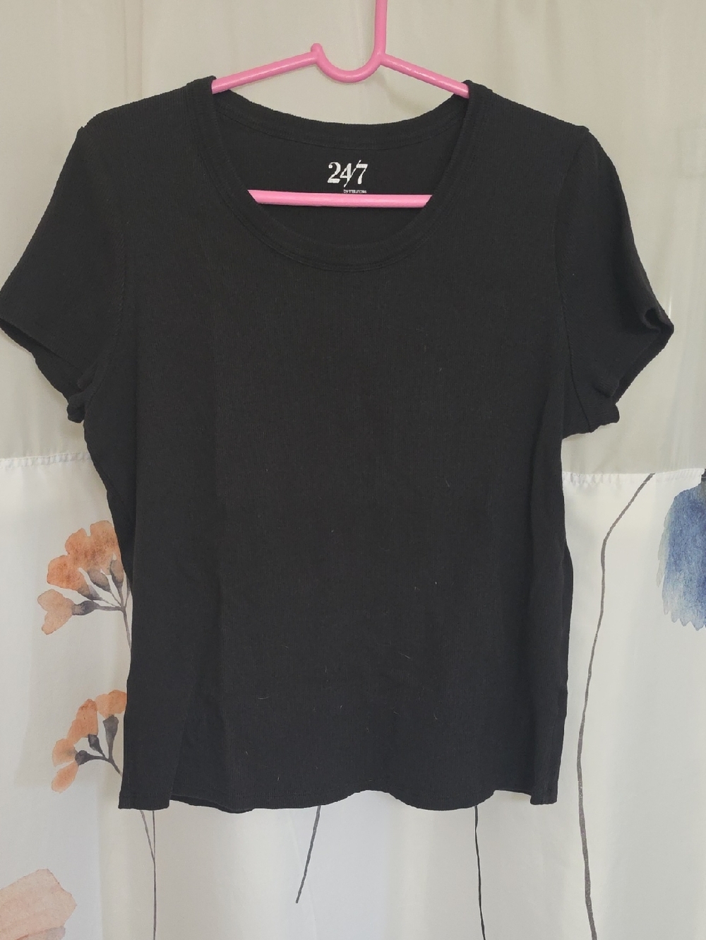 247 Women’s Black Short Sleeve Crew Tee
